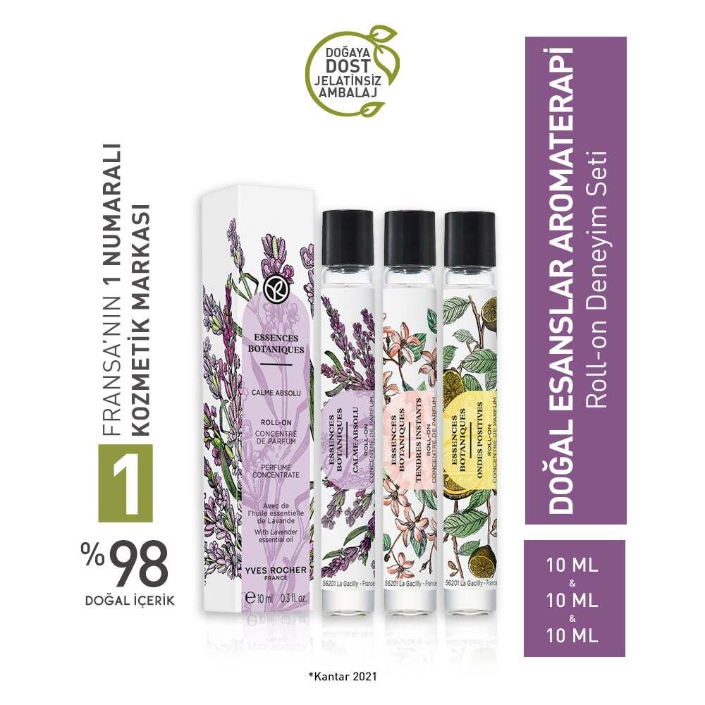 Doğal Esanslar Aromatherapy Roll-On Experience Set - Natural Stress Relief & Mood Enhancement with Lavender, Lemon & Neroli