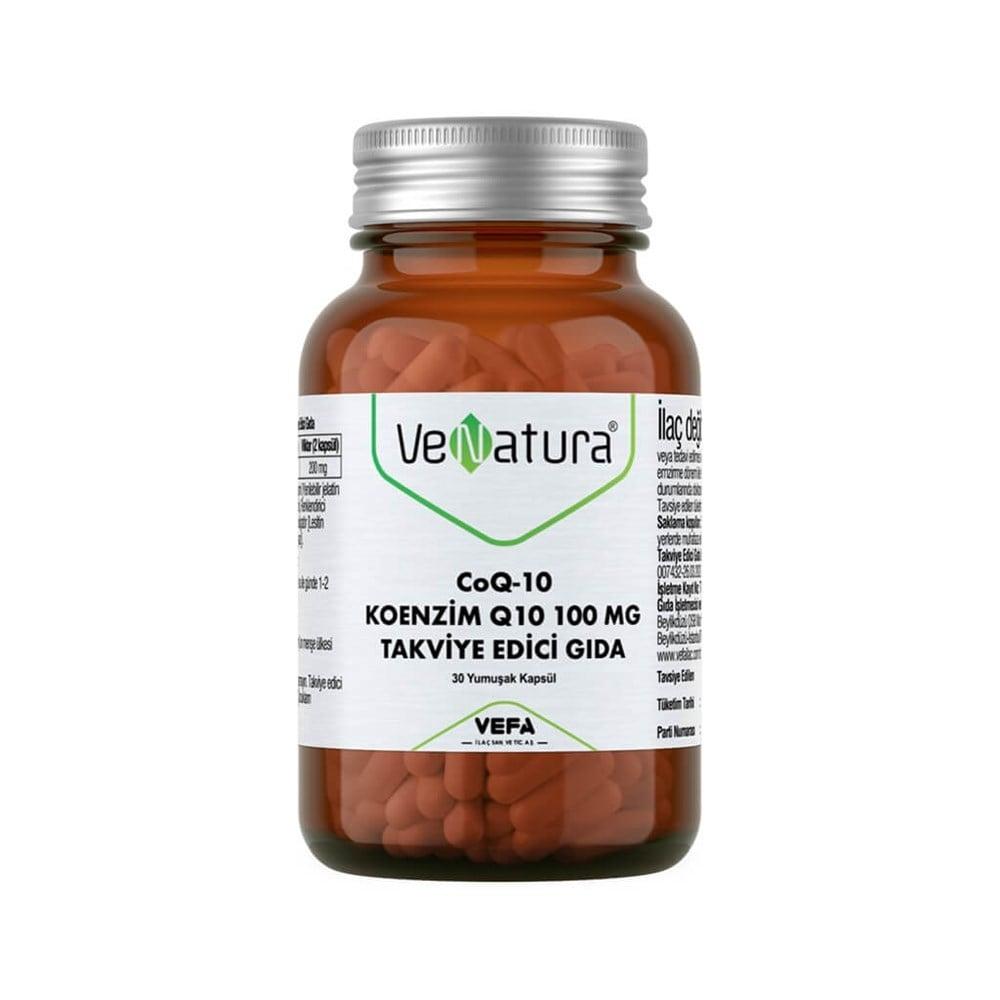 VeNatura Coenzyme Q10 100mg - Antioxidant & Heart Health Supplement, 30 Capsules