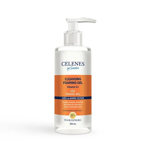 Celenes Sea Buckthorn Face Cleansing Gel - Natural, Paraben-Free, Gentle on Skin