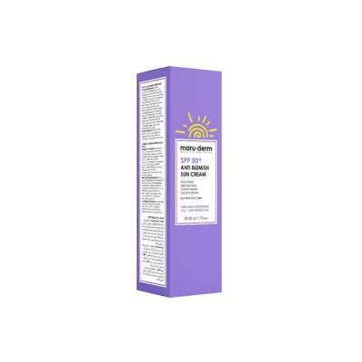 Maruderm SPF 50+ Anti-Blemish Korean Sunscreen: High UVA/UVB Protection, Reduce Blemishes, Water-Based Formula, All Skin Types