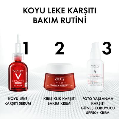 Vichy Capital Soleil Tinted Face Sunscreen SPF 50+: Daily UVA UVB Protection with Hyaluronic Acid for Anti-Aging & Even Skin Tone