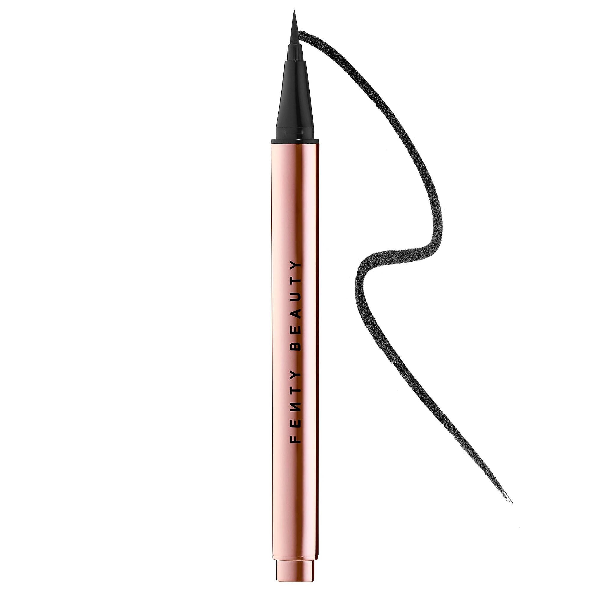 Fenty Beauty Flyliner: Longwear Water-Resistant Liquid Eyeliner - Smudge-Proof, Precise Application, Intense Satin Finish