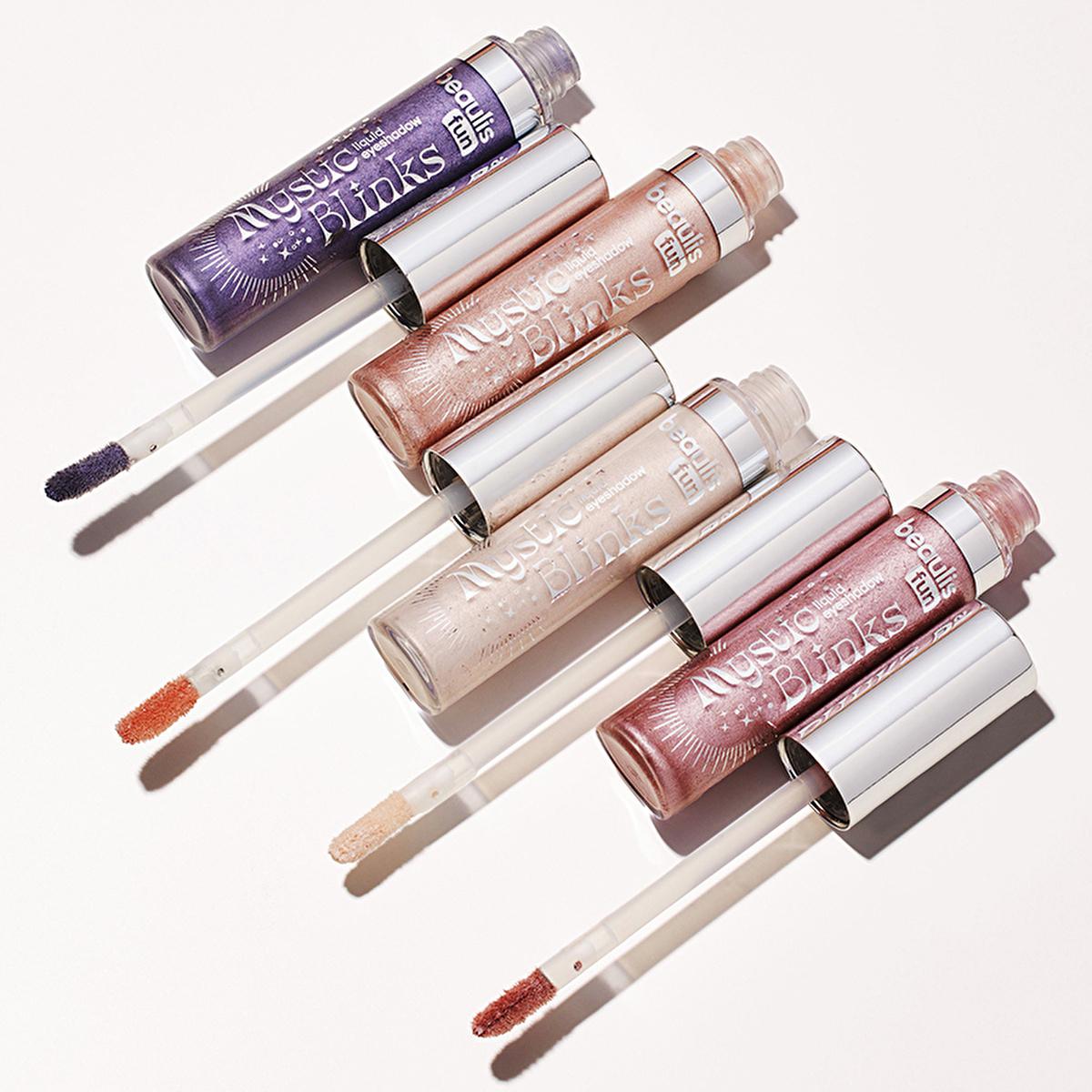 Beaulis Fun Mystic Blinks Liquid Eyeshadow 636 Purple Glow - Long Lasting Vibrant Eye Makeup