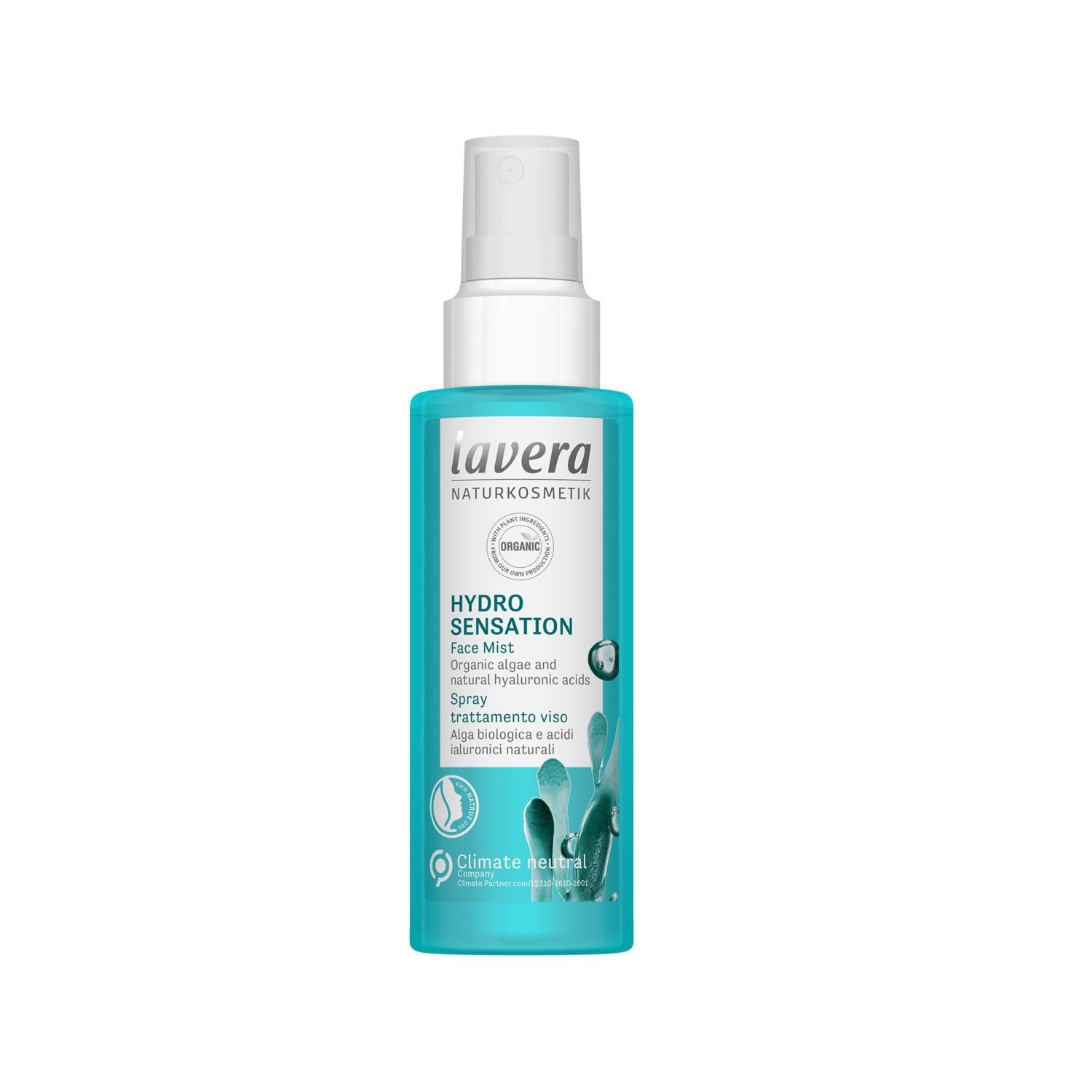 Lavera Hydro Sensation Face Spray - Natural Moisturizing Spray for Dry Skin, 3.38 fl oz