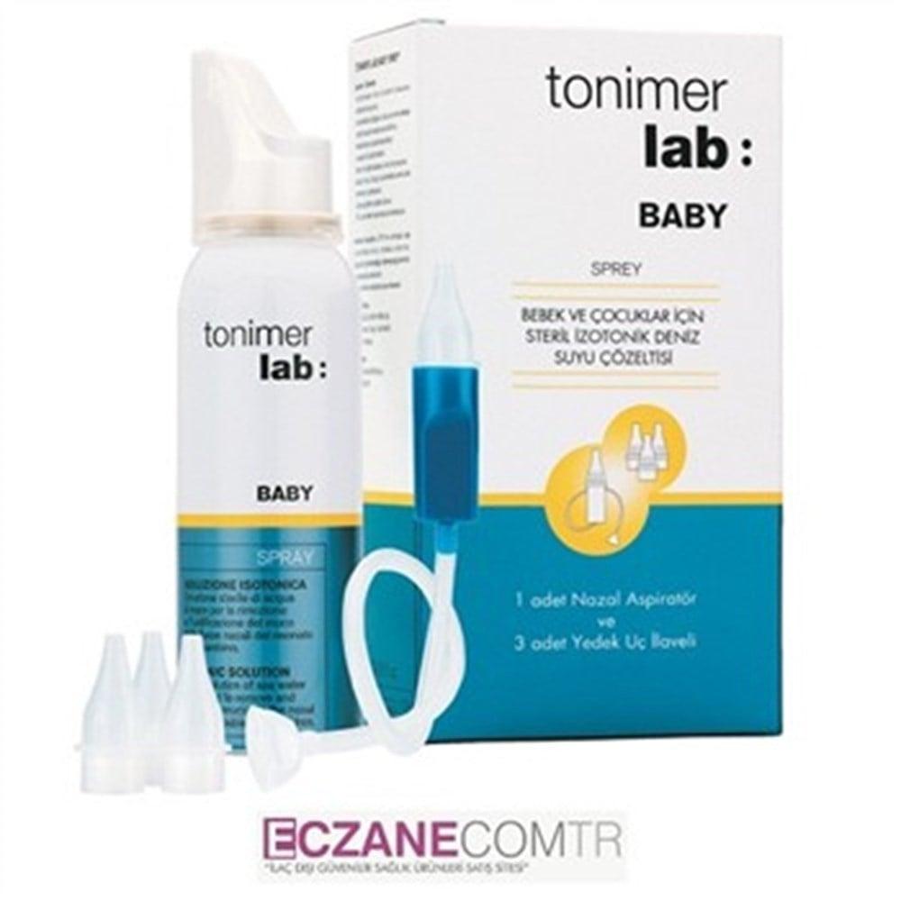 Tonimer Baby Nasal Aspirator and Saline Spray Kit - Safe, Natural, and Effective Nasal Care for Newborns
