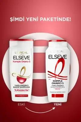 L'Oreal Elseve: Keratin Hair Repair Shampoo - Restructuring Shampoo for Damaged Hair, Protects Against Breakage - 300ml / 10.14 fl oz