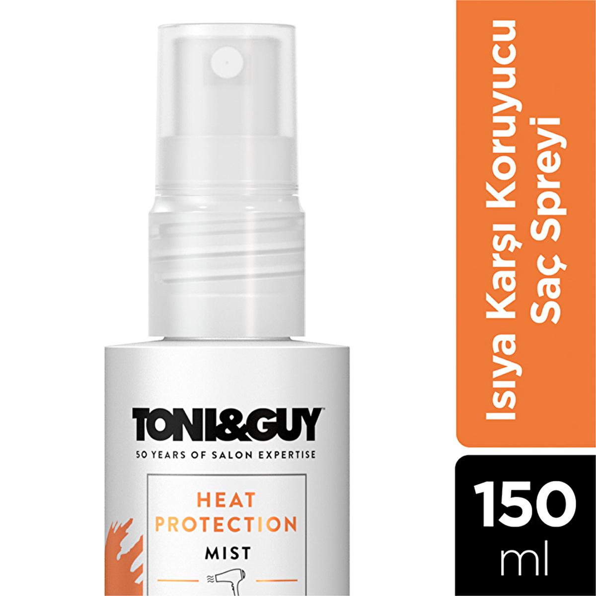 Toni&Guy Heat Protective Hair Spray 150ml - Prevents Damage & Frizz for Smooth Hair