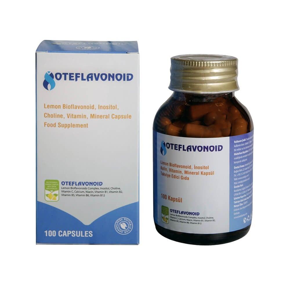 Oteflavonoid Dietary Supplement - 100 Capsules - Supports Immune System & Overall Wellness