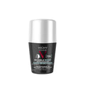 Vichy Men's Invisible Resist Roll-on Deodorant 50ml - Anti-Perspirant, Long-Lasting Odor Protection for Active Men