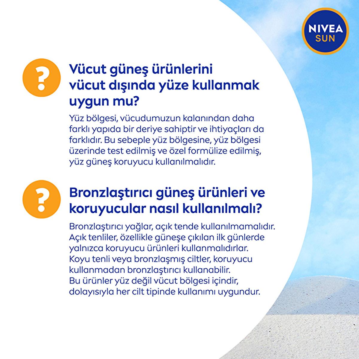 Nivea Sun SPF20 High Sun Protection & Moisturizing Body Spray: UVA/UVB Defense, 48-Hour Hydration - Water Resistant, Non-Greasy Formula