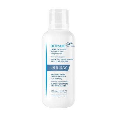 Ducray Dexyane Emollient Cream 400ml - Fragrance-Free Moisturizer for Dry, Atopic Skin