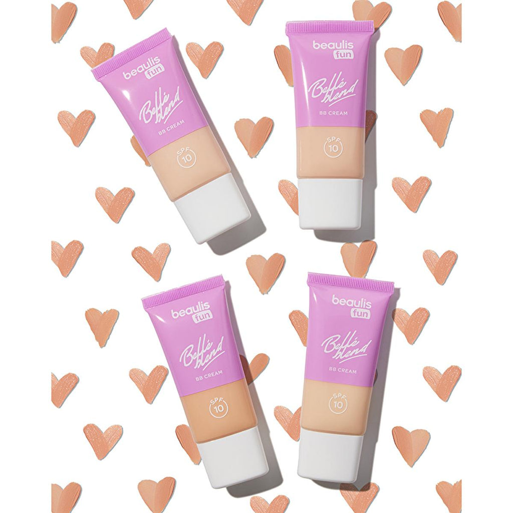 Beaulis Fun Belle Blend BB Cream - Natural, Lightweight Coverage with SPF 10 - 138 Ivory Touch