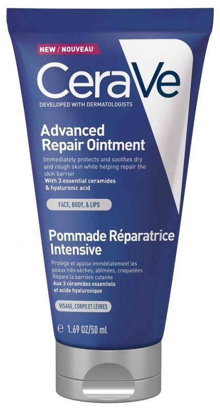 Cerave Intensive Repair Cream 1.69 fl oz - Dry Skin Moisturizer, Hypoallergenic Skincare