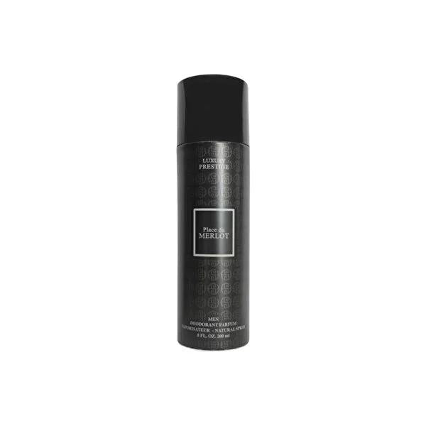 Luxury Prestige Deo Men Place Du Merlot 200 ml - Long-Lasting Men's Deodorant & Perfume Combo