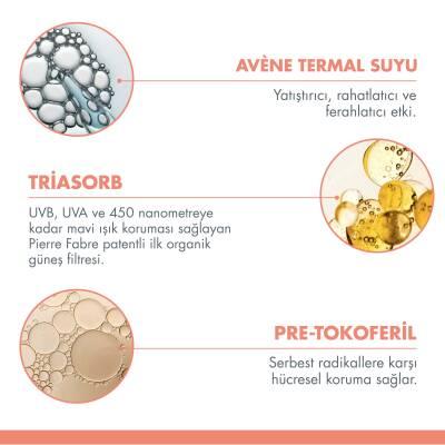 Avene SPF50+ Fluid Ultra Sunscreen - Broad-Spectrum Protection for Sensitive Skin, Water-Resistant & Hypoallergenic