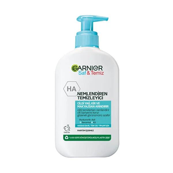 Garnier Facial Cleanser - Moisturizing Face Wash for Sensitive Skin, 8.45 fl oz
