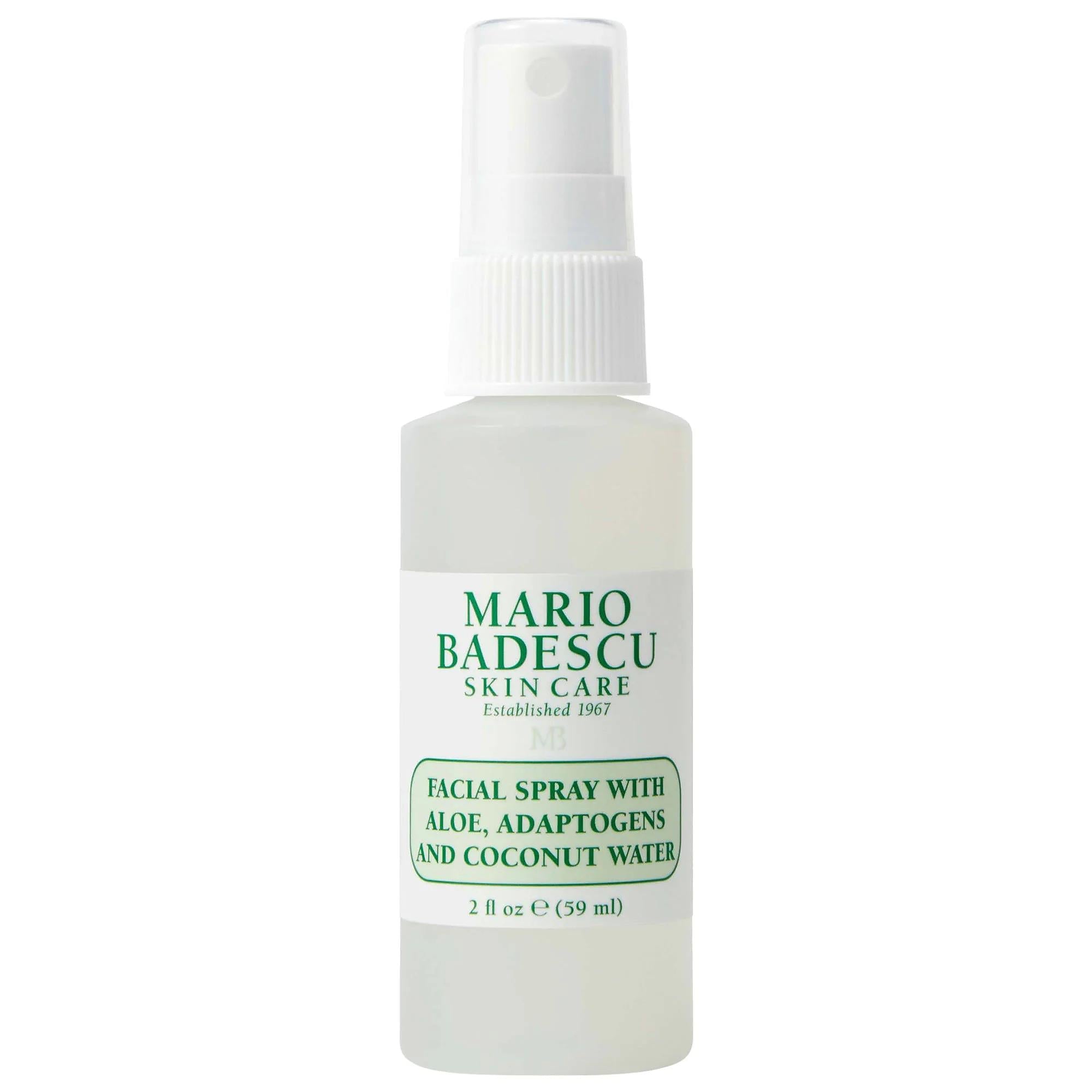 Facial Spray with Aloe Adaptogens & Coconut Water: Hydrating Face Mist for Dry Skin, Pore Reduction, Anti-Wrinkle - Vegan & Cruelty-Free
