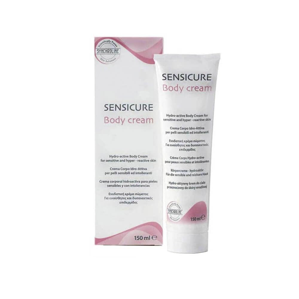 Synchroline Sensicure Moisturizing Body Cream for Sensitive Skin - Hydrating, Soothing, and Smoothening