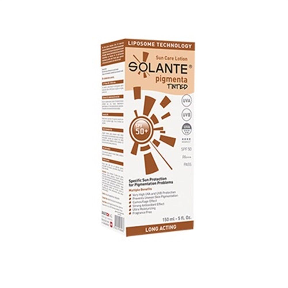 Solante Tinted Sunscreen SPF 50+ - Hyperpigmentation Treatment & Anti-Aging Sun Care for Sensitive Skin