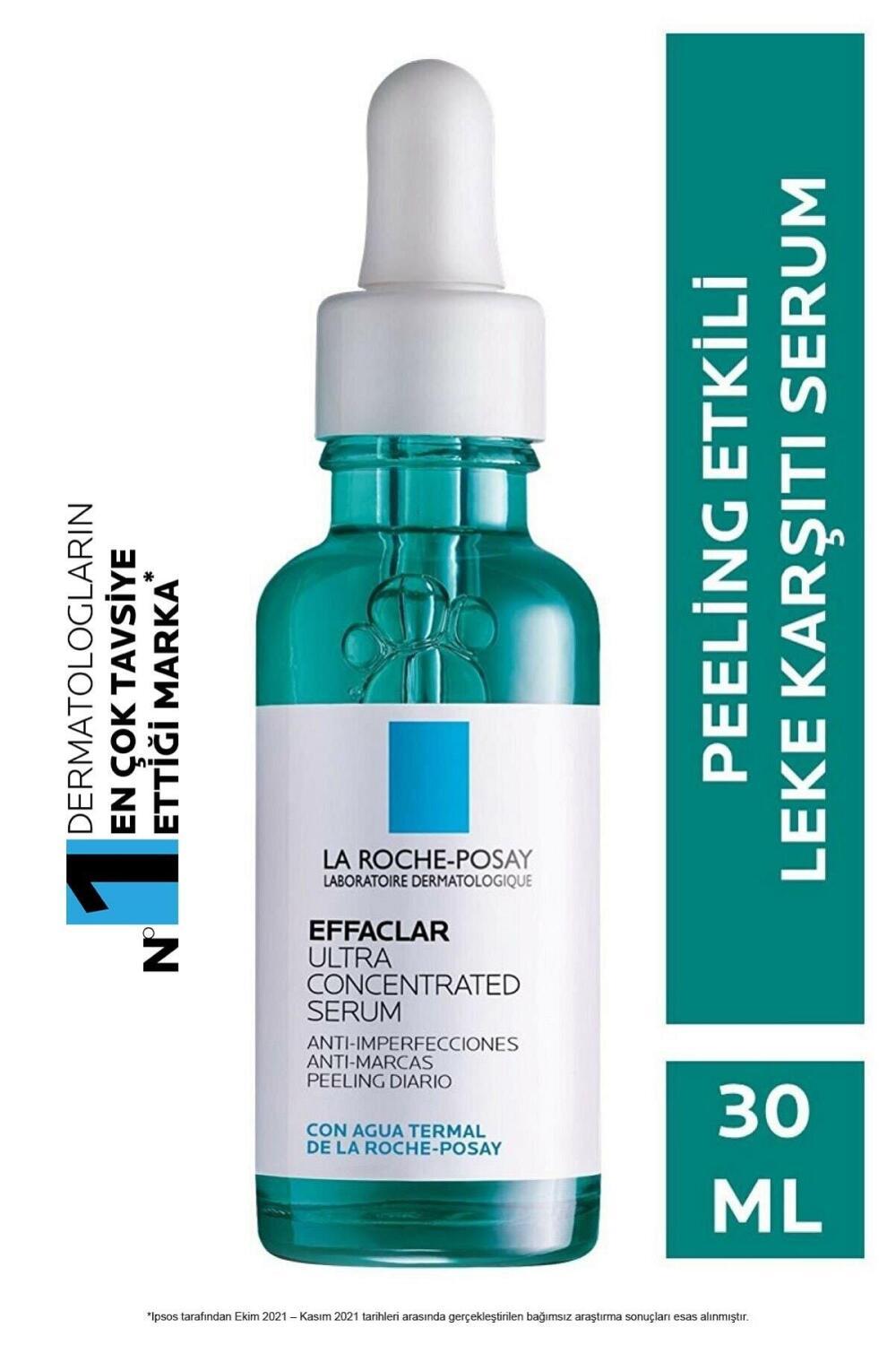 La Roche Posay Effaclar Ultra Concentrated Acne Treatment Serum - Anti-Acne, Blackhead Reduction, 1.01 fl oz