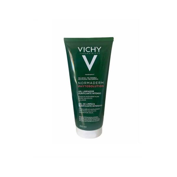 Vichy Normaderm Phytosolution Intensive Purifying Gel for Oily Skin - 200ml, Salicylic Acid Face Wash