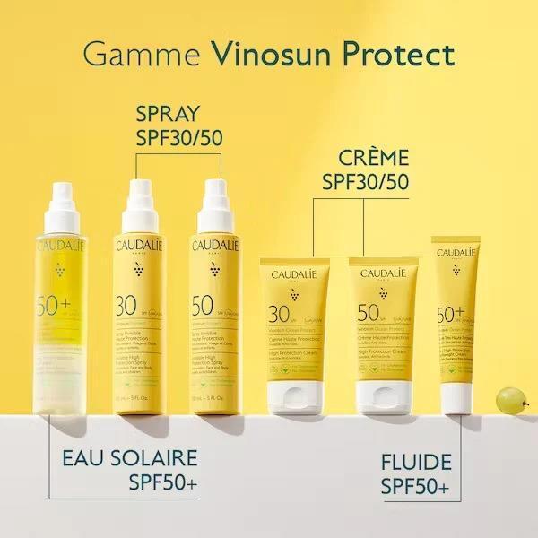 Caudalie Vinosun SPF 50+ Sunscreen Spray - Non-Greasy, Vegan-Friendly Protection for All Skin Types