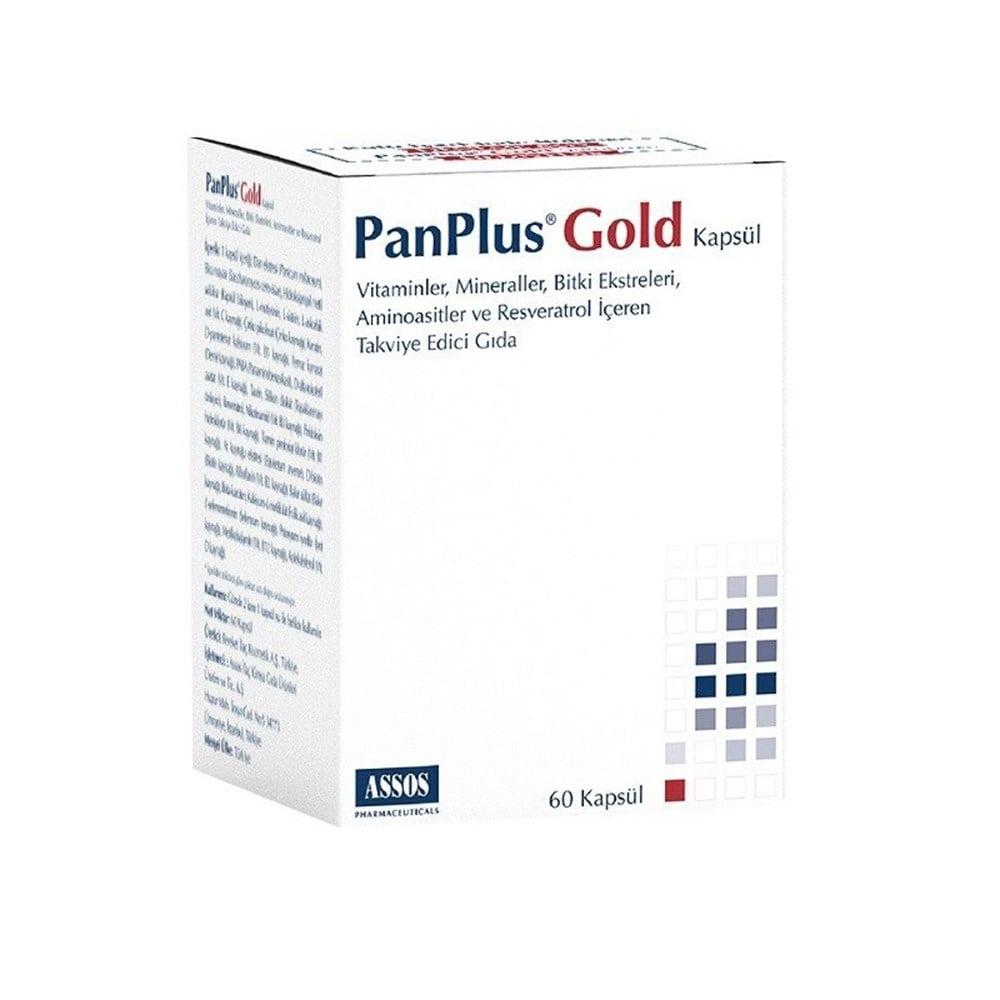 PanPlus Gold - 60 Capsules with Vitamins, Minerals & Resveratrol
