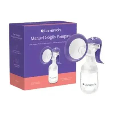 Lansinoh Manual Breast Pump - Efficient Milk Expression for Breastfeeding Mothers - Comfortable, Portable, and Compatible with Lansinoh Storage Bags