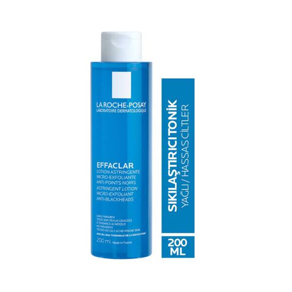 La Roche-Posay Effaclar Micro-Peeling Toner 200ml - Pore-Tightening for Acne-Prone Skin