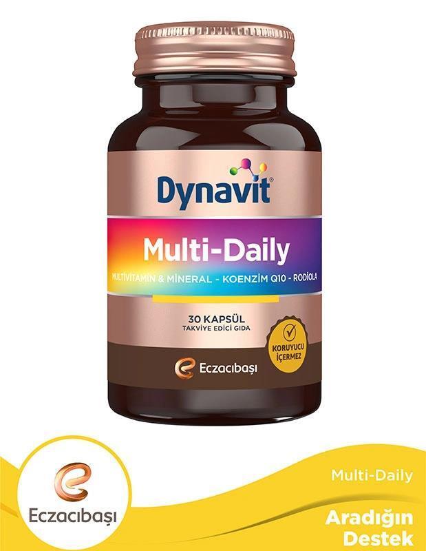 Dynavit Multivitamin with Koenzim Q10 and Rhodiola - 30 Capsules