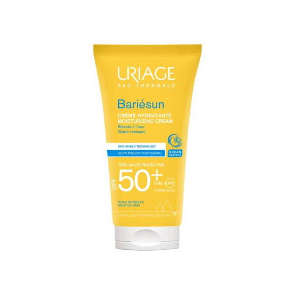 Uriage Bariesun Moisturizing Sunscreen SPF50+ - Moisturizing Sunscreen for Sensitive Skin with Blue Light Protection