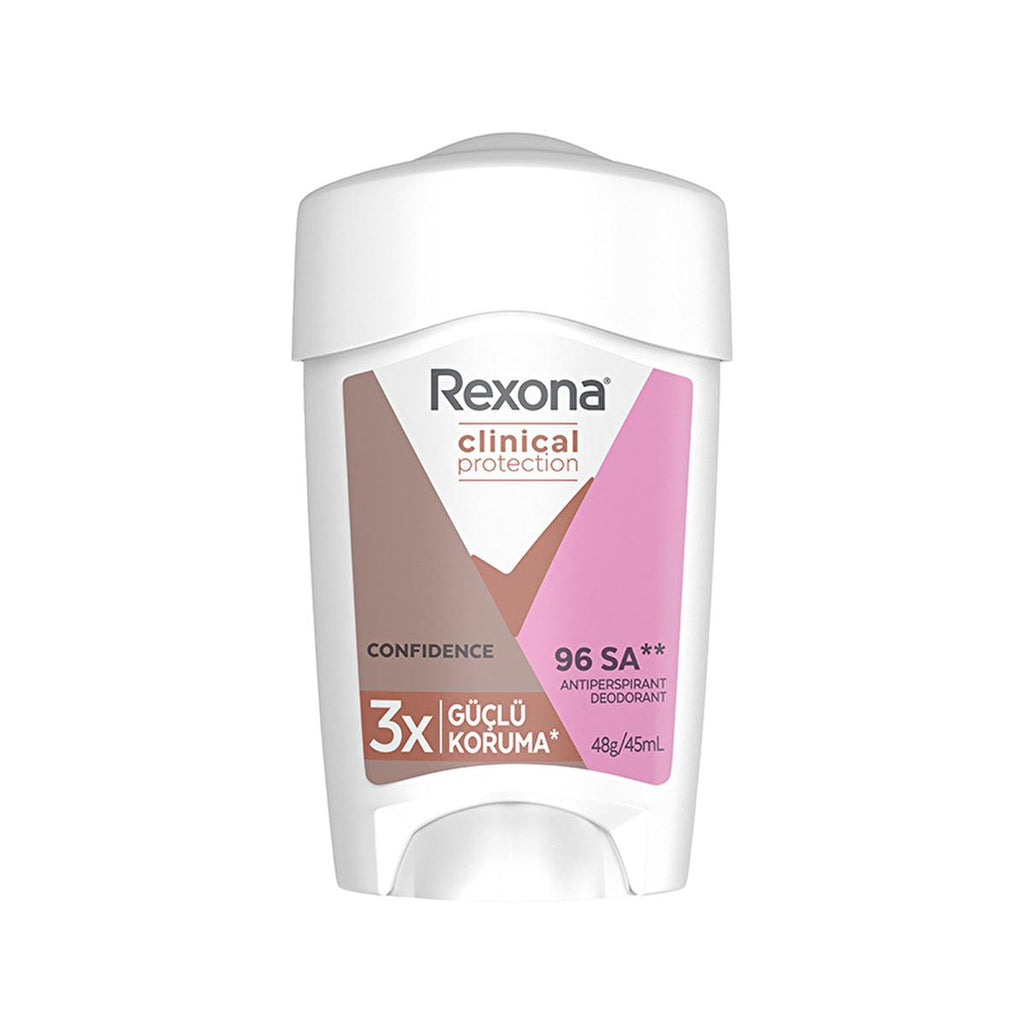 Rexona Clinical Protection Women's Deodorant Stick - 96 Hour Protection, Long-Lasting Antiperspirant for Active Women