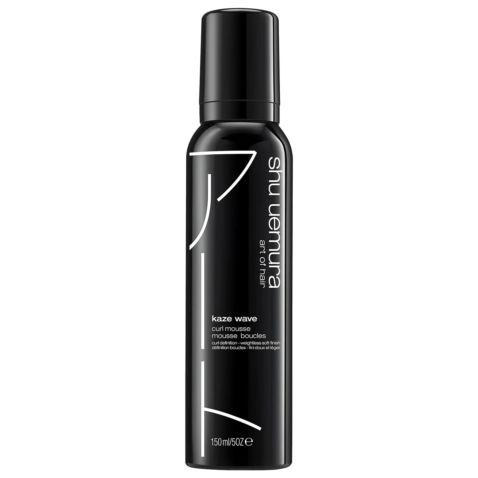 Kaze Wave Curl and Wave Defining Hair Mousse - Sulfate-Free, Heat Protection & Anti-Frizz