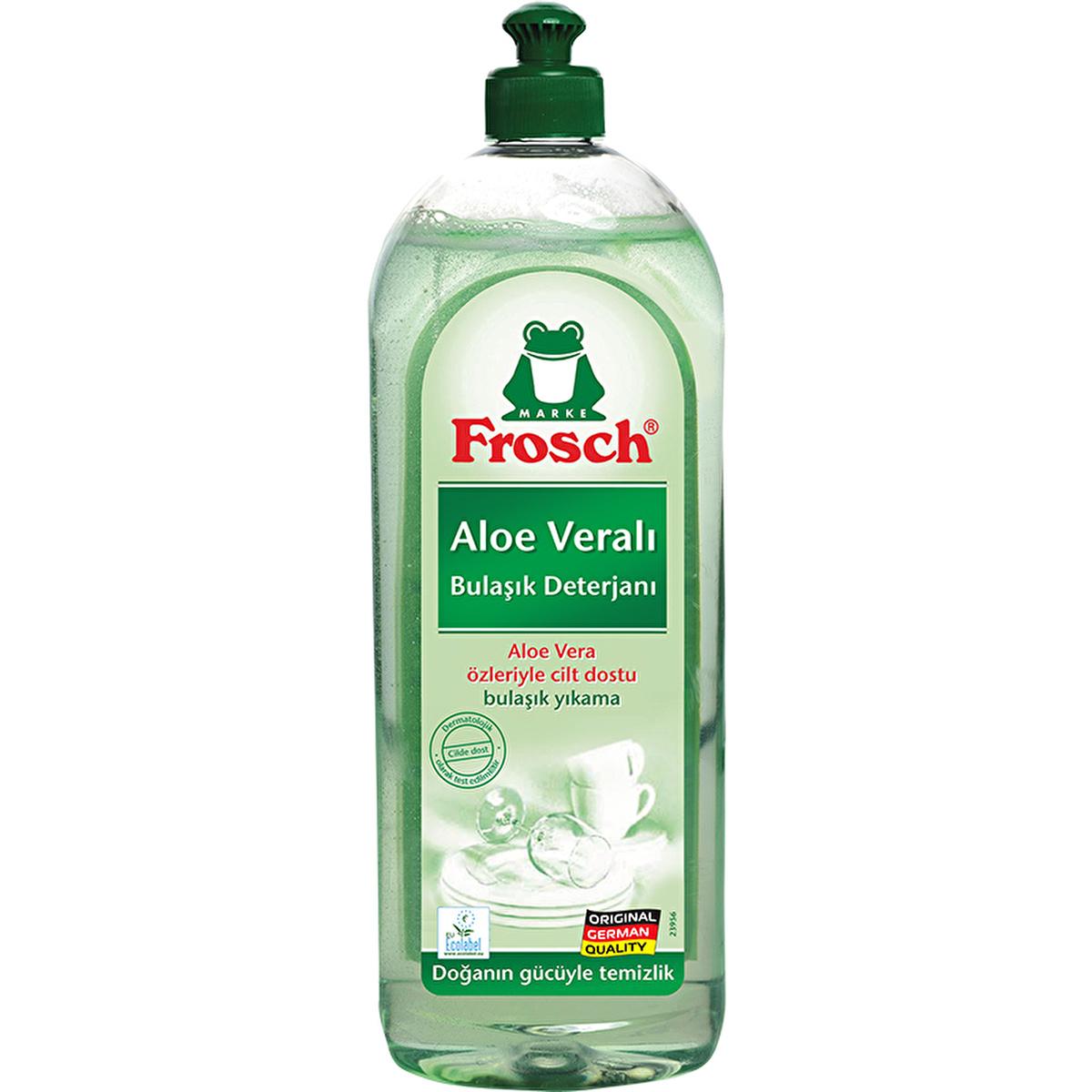 Frosch Aloe Vera Dishwashing Liquid - Gentle, pH Neutral, 25.36 fl oz - Dermatologically Tested for Sensitive Skin
