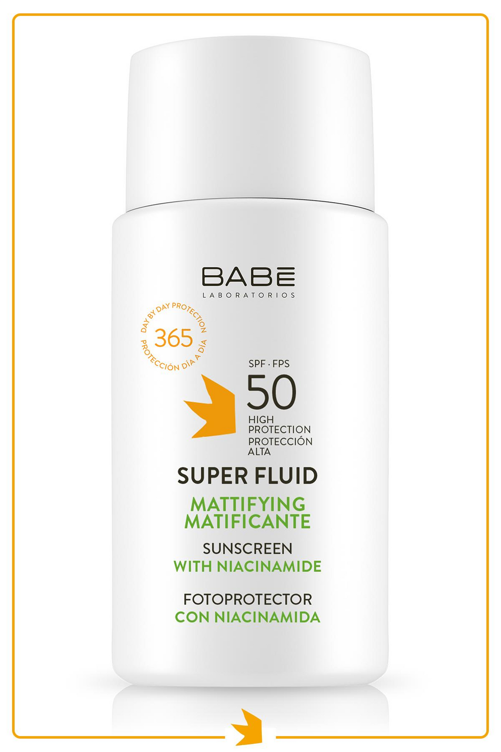 Babe Super Fluid Mattifying 50 Factor Sun Cream 50ml