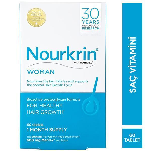 Nourkrin Woman Marilex Biotin Supplement for Women's Hair Health - 60 Tablets