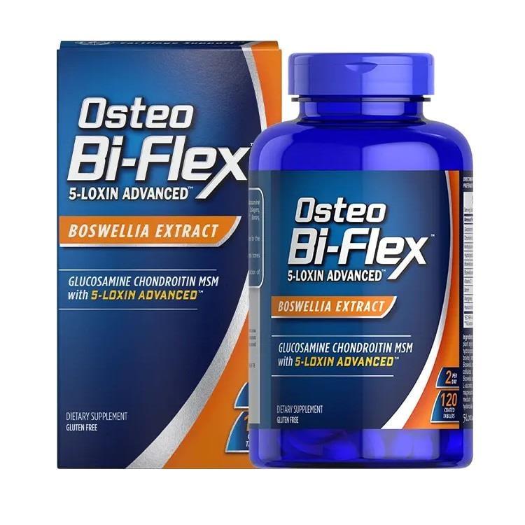 Osteo Bi-Flex Joint Health Supplement with Glucosamine, Chondroitin & Boswellia Extract - 120 Tablets