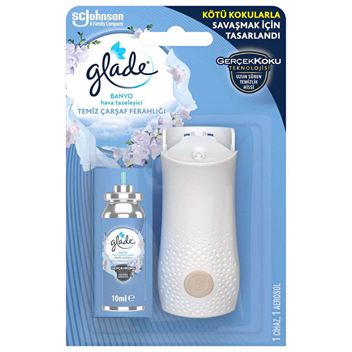 Glade Bathroom Air Freshener - Clean Linen Scent | 1 Can