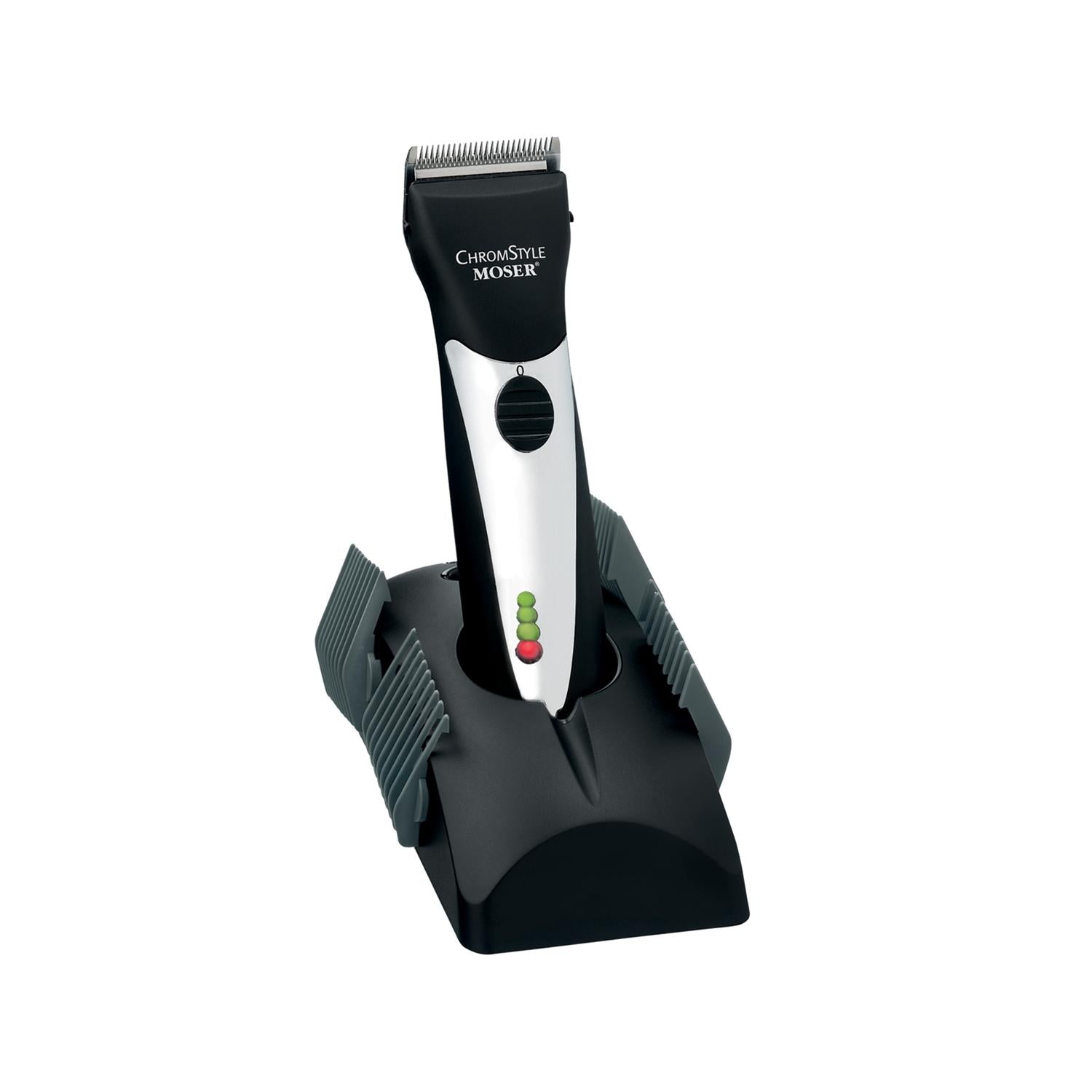Moser Chrom Style Pro Hair Clipper 1871-0081 - Professional Grade for Barbers & Home Use