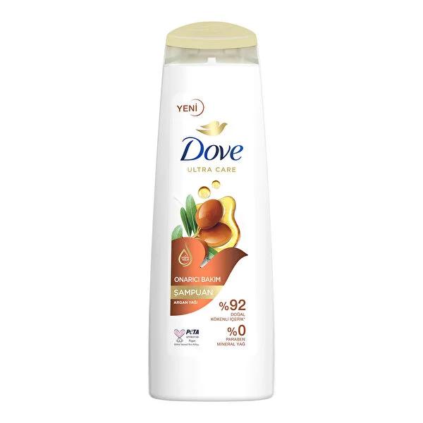 Dove Argan Oil Shampoo - Nourishing, Repairing, Vegan Formula for Damaged Hair - 13.53 fl oz