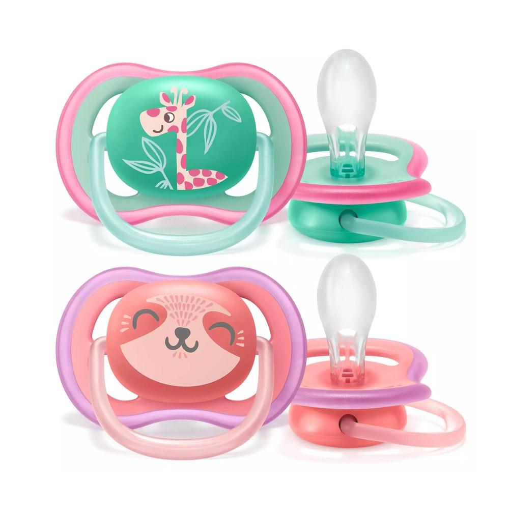Philips Avent Ultra Air 18m+ Baby Pacifier - Comforting Soothing Solution for Infants with Extra Large Air Holes