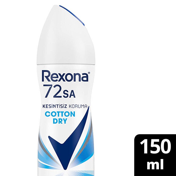 Rexona Cotton Dry Women Deodorant 150ml - 72 Hour Protection | Fresh