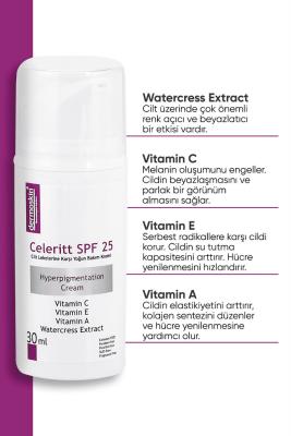 Dermoskin Anti-Spot Cream with SPF 25 - Celeritt Skin Hyperpigmentation Treatment & UV Protection