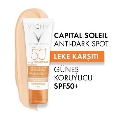 Vichy Tinted Sunscreen SPF50 - Anti-Dark Spots Care for Sensitive Skin, Paraben-Free & Hypoallergenic