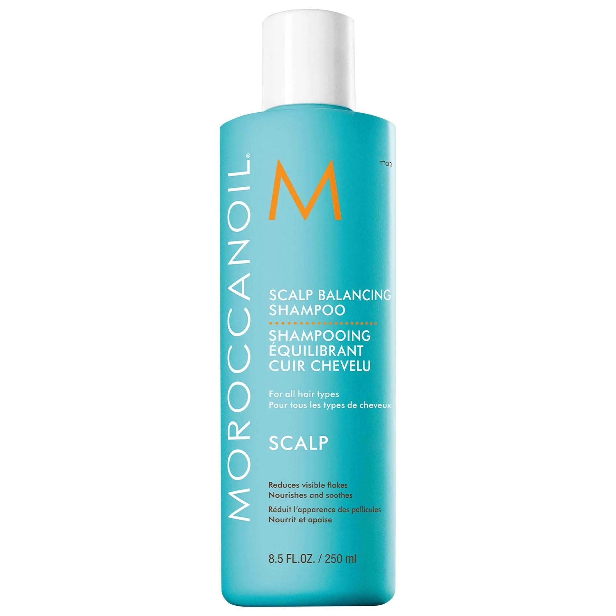 Moroccanoil Scalp Balancing Shampoo: Sulfate-Free Itch Relief, Anti-Dandruff, & Hydration for Oily, Dry, & Flaky Scalps