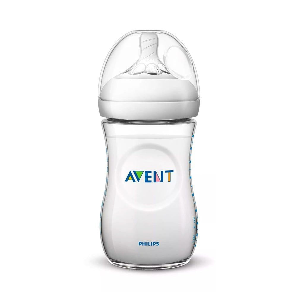 Philips Avent Natural Baby Bottle, 8.8 fl oz - BPA-Free, Anti-Colic, Ergonomic Design