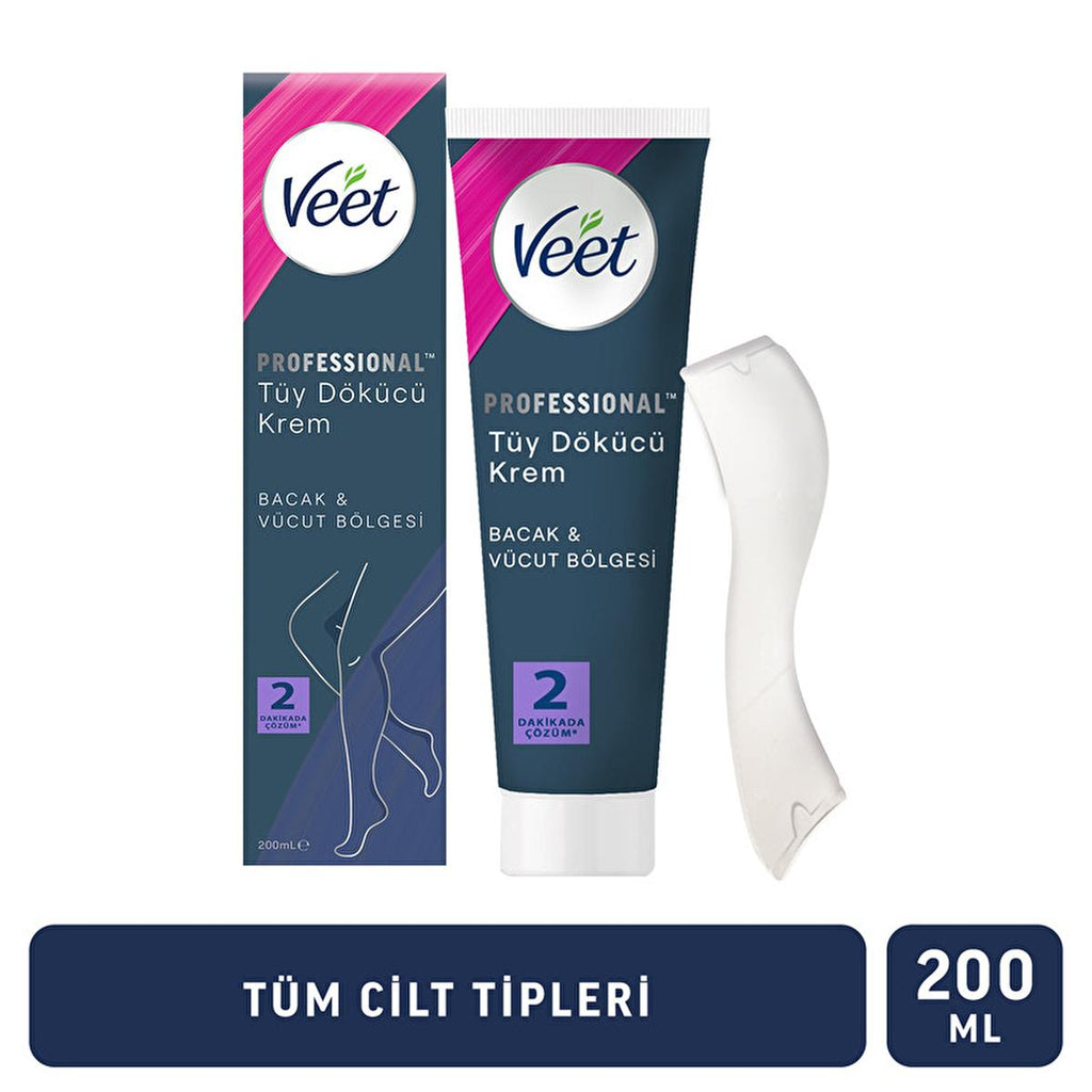 Veet Hair Removal Cream: Silky Smooth Skin, Lasting Hydration, & Fresh Scent - Effective Depilatory Cream for Legs & Body