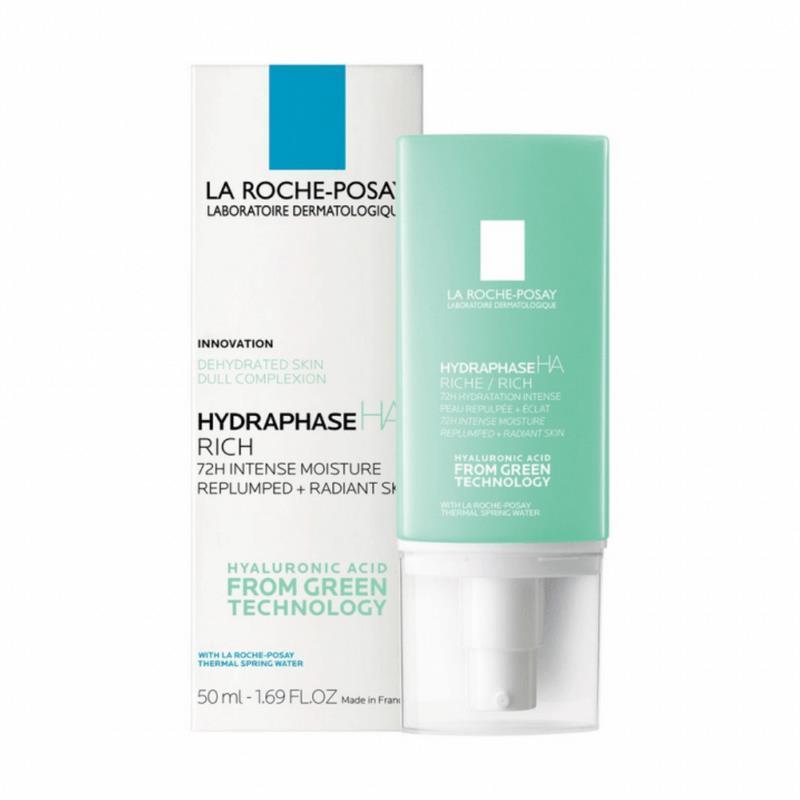 La Roche Posay Hydraphase Intense HA Rich Moisturizing Face Cream - Long Lasting Hydration for Dry Skin