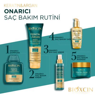 Bioxcin Keratin Argan Hair Care Oil - Nourishing & Repairing Treatment for Damaged Hair, 5.07 fl oz