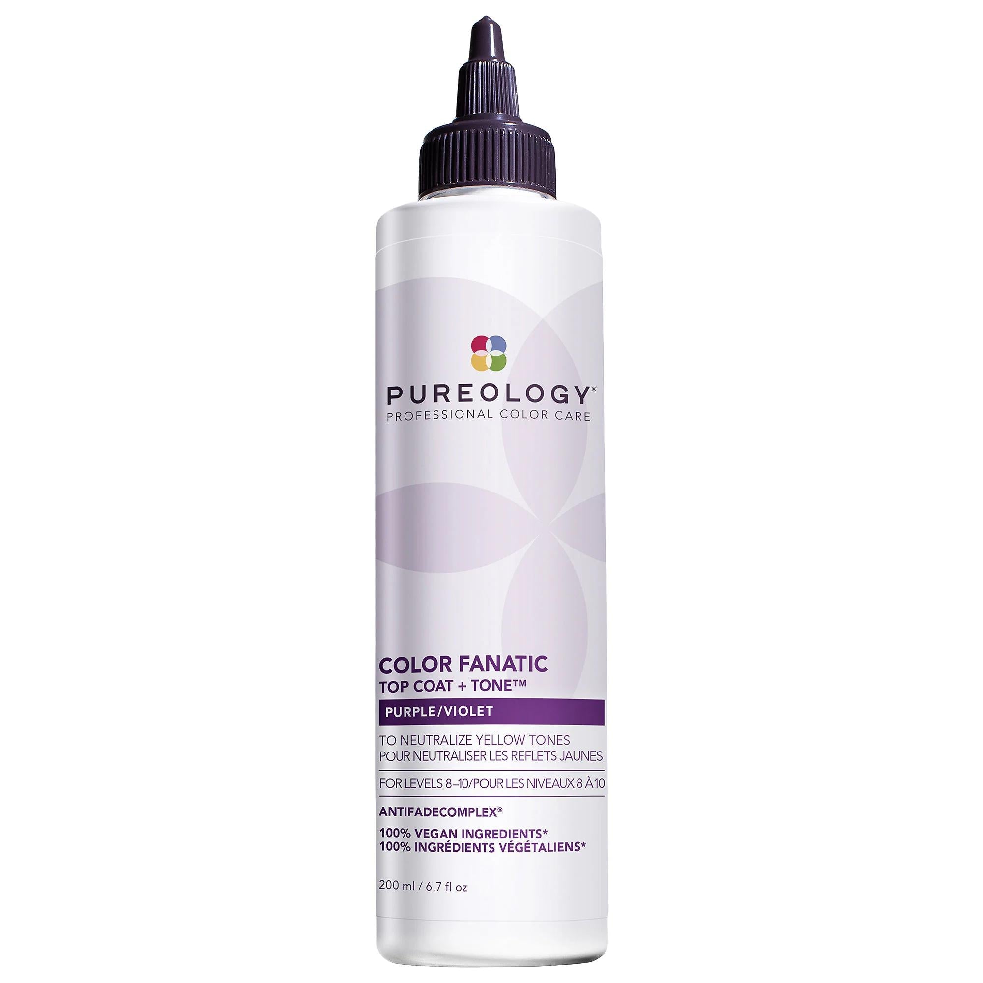 Color Fanatic Top Coat + Tone Hair Gloss: Vegan, Cruelty-Free Shine & Anti-Brass Treatment for Blonde, Red & Copper Hair
